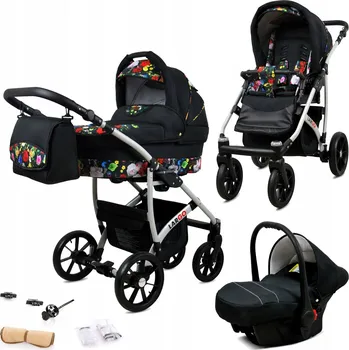 Kočárek BabyLux Kočárek 3v1 dětský sportovní Largo ALU