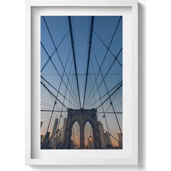 Obraz Obraz v rámu na zeď Architektura Brooklynský most v Londýně 40x60 cm