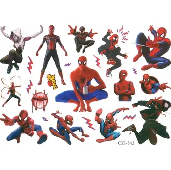 Odstranitelné tetování Smyvatelné tetování pro děti Spider-Man CG343