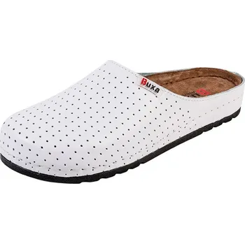 Dámské pantofle Buxa Dámské kožené pantofle BZ126 - Bílá Velikost: 38