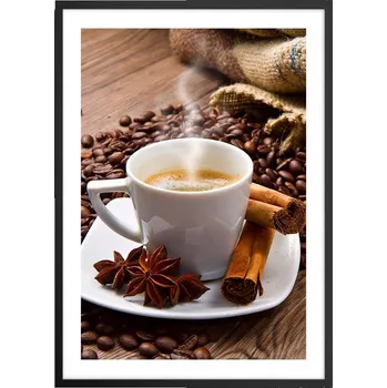 Obraz Plakát v černém rámu do obýváku, ložnice 50x70 gastronomie obraz