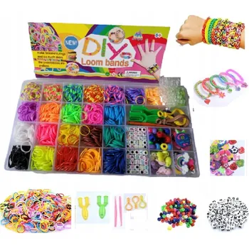 Náramek Sada gumiček BestHurt Náramky 1600 ks