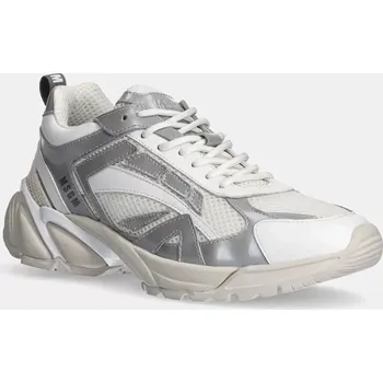 Pánská obuv Tenisky MSGM 3841MDS301.914.01 stříbrná SLM, EUR 41