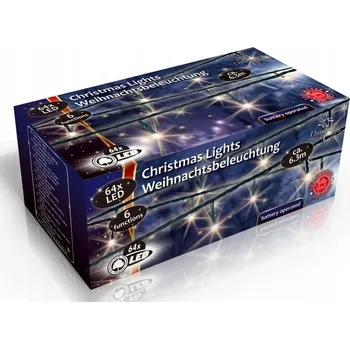 Vánoční dekorace Světelný řetěz befree 630 cm na baterie, bílý