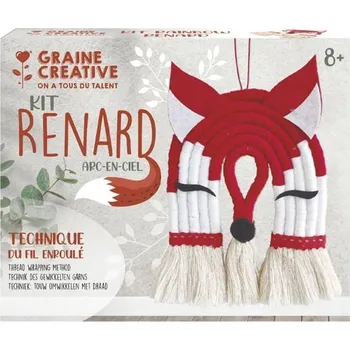 kreativní sada Graine Creative Kreativní sada na výrobu nástěnných dekorací s motivem lišky