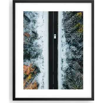 Obraz Obraz plakát na zeď v černém rámu 40x50 krajina plakáty do obývacího pokoje