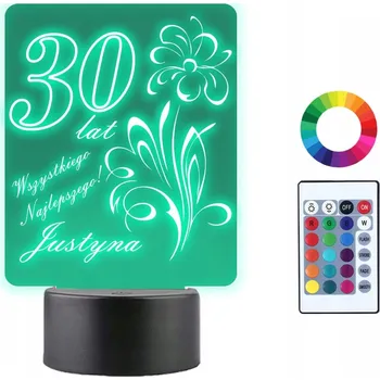 Lampička Plexido vícebarevná Noční lampa