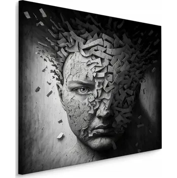 Obraz Obraz CANVAS Surrealismus Abstrakce OBLIČEJ 3D 40x40