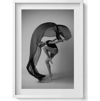 Obraz Dekorativní nástěnný obraz v rámu do obýváku - Tančící tanečnice, 50x70 cm