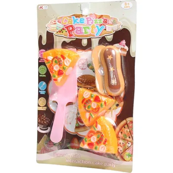 Dětská kuchyňka UMĚLÉ JÍDLO NA SUCHÝ ZIP DORT PIZZA