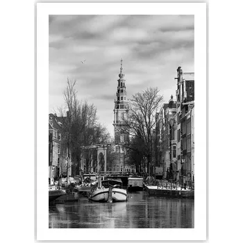 Obraz Plakát bez rámu do obýváku, ložnice 50x70 město moderní módní obraz