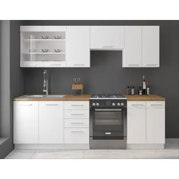 Kuchyňská linka Stolarz-Lempert Kuchyňská linka Eko White - Sestava 6