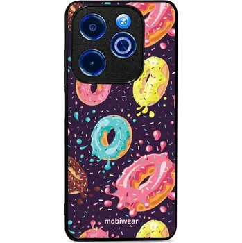 Pouzdro na mobilní telefon Lesklý kryt Mobiwear Glossy - Infinix HOT 40i - G046G - Donutky (Prémiové lesklé pouzdro, obal, kryt Mobiwear Glossy na mobil Infinix HOT 40i - G046G - Donutky, materiál Plast + TPU silikon - krytí po všech stranách, neošoupatelný potisk, tenké provedení,