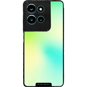 Pouzdro na mobilní telefon Lesklý kryt Mobiwear Glossy - Motorola Moto G75 5G - G062G Zelenkavý odstín (Prémiové lesklé pouzdro, obal, kryt Mobiwear Glossy na mobil Motorola Moto G75 5G - G062G Zelenkavý odstín, materiál Plast + TPU silikon - krytí po všech stranách, neošoupatelný)