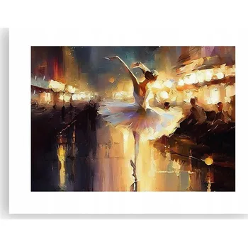 Obraz Obraz plakát do obýváku nebo ložnice 40x30 - Baletka, foto na zeď, bez rámu