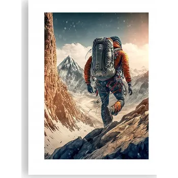 Obraz Obraz plakát do obýváku, ložnice 30x40 - Alpské hory, foto plakát na zeď (bez rámu)