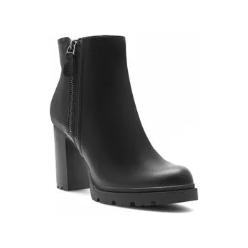 Dámské kozačky Polokozačky Clara Barson MARGO WS5881-15 Černá 37