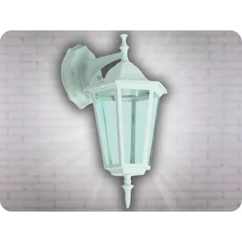 Venkovní osvětlení Zahradní fasádní svítidlo 1xE27, IP44, bílé Bílá