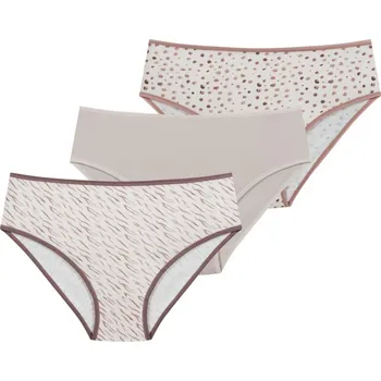 Kalhotky Dámské bavlněné kalhotky Leptir 51/12 3 pack M Vícebarevná