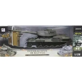 autíčko Dálkově Ovládaný Tank T34 T-34 na Rádiové Ovládání