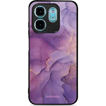 Pouzdro na mobilní telefon Lesklý kryt Mobiwear Glossy - Infinix Smart 9 - G050G - Fialový mramor (Prémiové lesklé pouzdro, obal, kryt Mobiwear Glossy na mobil Infinix Smart 9 - G050G - Fialový mramor, materiál Plast + TPU silikon - krytí po všech stranách, neošoupatelný potisk,)