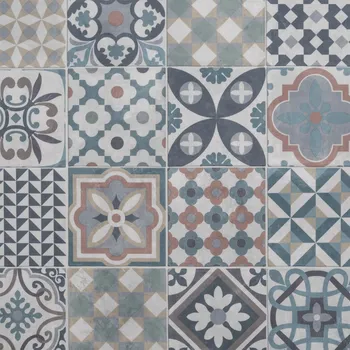 pvc podlaha PVC Podlahová Krytina Premium 4m RETRO VINTAGE Gumolit Silná Odolná Dlaždice Obkladačky