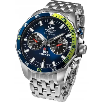 Hodinky Vostok Europe Rocket N-1 6S21-225A708B stříbrná