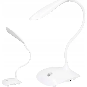 Lampička USB lampička na baterie noční stolní bílá LED 44 cm