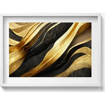 Obraz Obraz v rámu na zeď do obýváku Elegantní abstrakce 70x50 cm