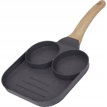 Pánev Čtvercová pánev na vejce a lívance Rossner Austria 18 cm s nepřilnavým povrchem