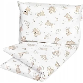 Povlečení Sada povlečení Baby Nellys 140 x 200 cm béžová