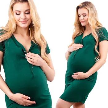 Dámská noční košile Noční Formommy zelená velikost XL