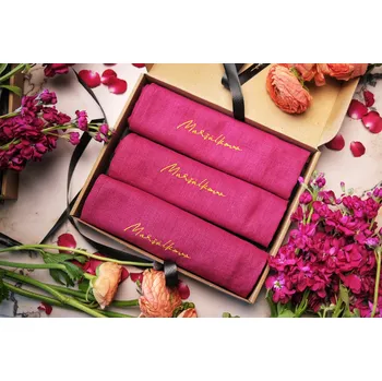 Utěrka Maršálkovo červené lněné utěrky