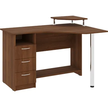 Psací stůl Max-i PC | Psací stůl rohový HILDING Zvolte barvu:: lískový ořech
