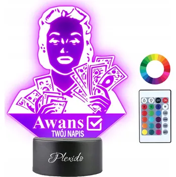 Lampička Plexido vícebarevná Noční lampa