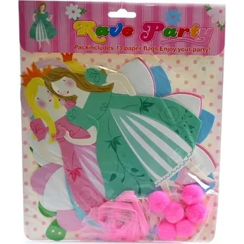 NAROZENINOVÝ BANNER GIRLANDA PRO DÍVKU 350 CM