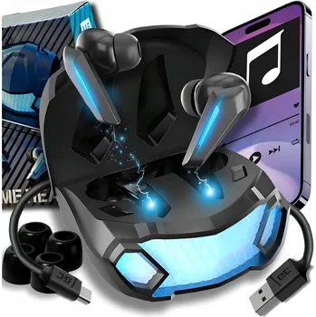 Sluchátka Bezdrátová sluchátka do uší Černá