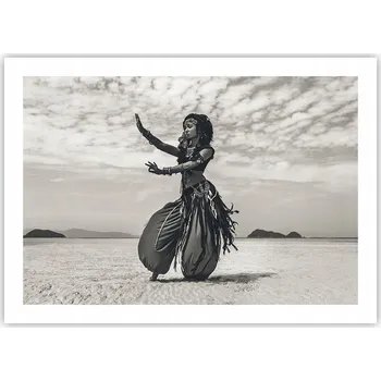 Obraz Plakát bez rámu do obývacího pokoje ložnice 70x50 tanečnice moderní módní obraz