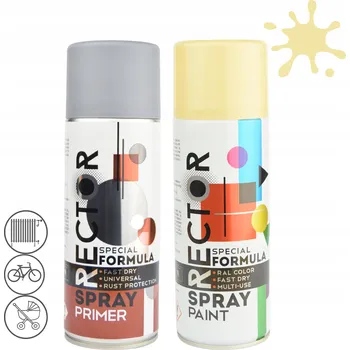 Barva ve spreji Sada béžového barva + základní nátěr nátěru ve spreji