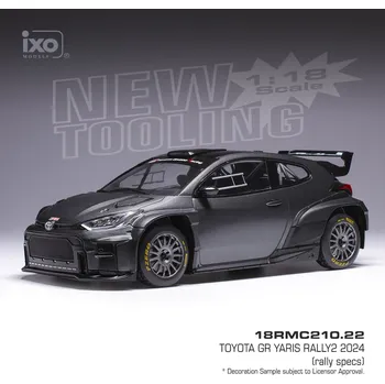 autíčko Toyota GR Yaris Rally2 - Šedá 1:18 IXO
