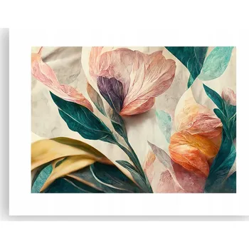 Obraz Obraz plakát do obýváku ložnice 40x30 květiny foto na zeď bez rámu