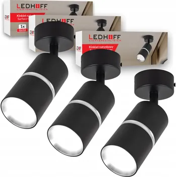 Nástěnné svítidlo Nástěnné svítidlo Ledhoff černé, šedé GU10 35 W