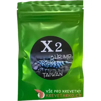 Krmivo pro rybičky X2 Shrimp – tablety z řas 30g