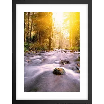 Obraz Obraz plakát v černém rámu do obýváku 30x40 krajina plakáty na zeď