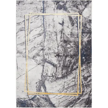 Koberec Koberec SHINE 80x150 Neobvyklý ZLATÝ moderní v6