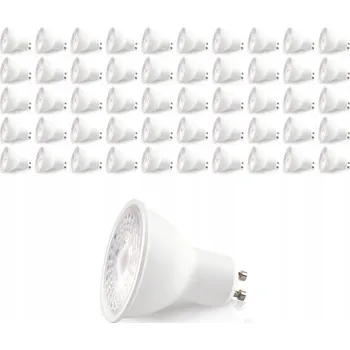 Žárovka 50x LED žárovka GU10 5W čip SAMSUNG 3000K Teplá Barva LLS PREMIUM