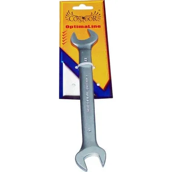 Klíč Otevřený oboustranný klíč satinovaný CrV 8 x 9 mm