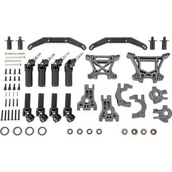 RC náhradní díl Traxxas sada podvozku tuningová HD šedá