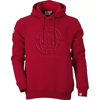 Pánská mikina Červená mikina Pilsner Urquell Emboss, vel. M