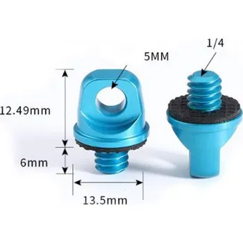 Šroub 1/4palcový šroub a háček (Blue)